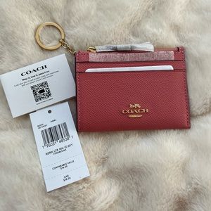 NWT COACH Skinny ID Case in Gold/Taffy
